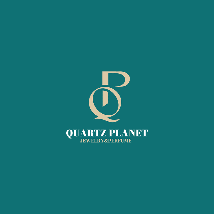 تصميم شعار لمتجر quartz planet للعطور والمجوهرات
