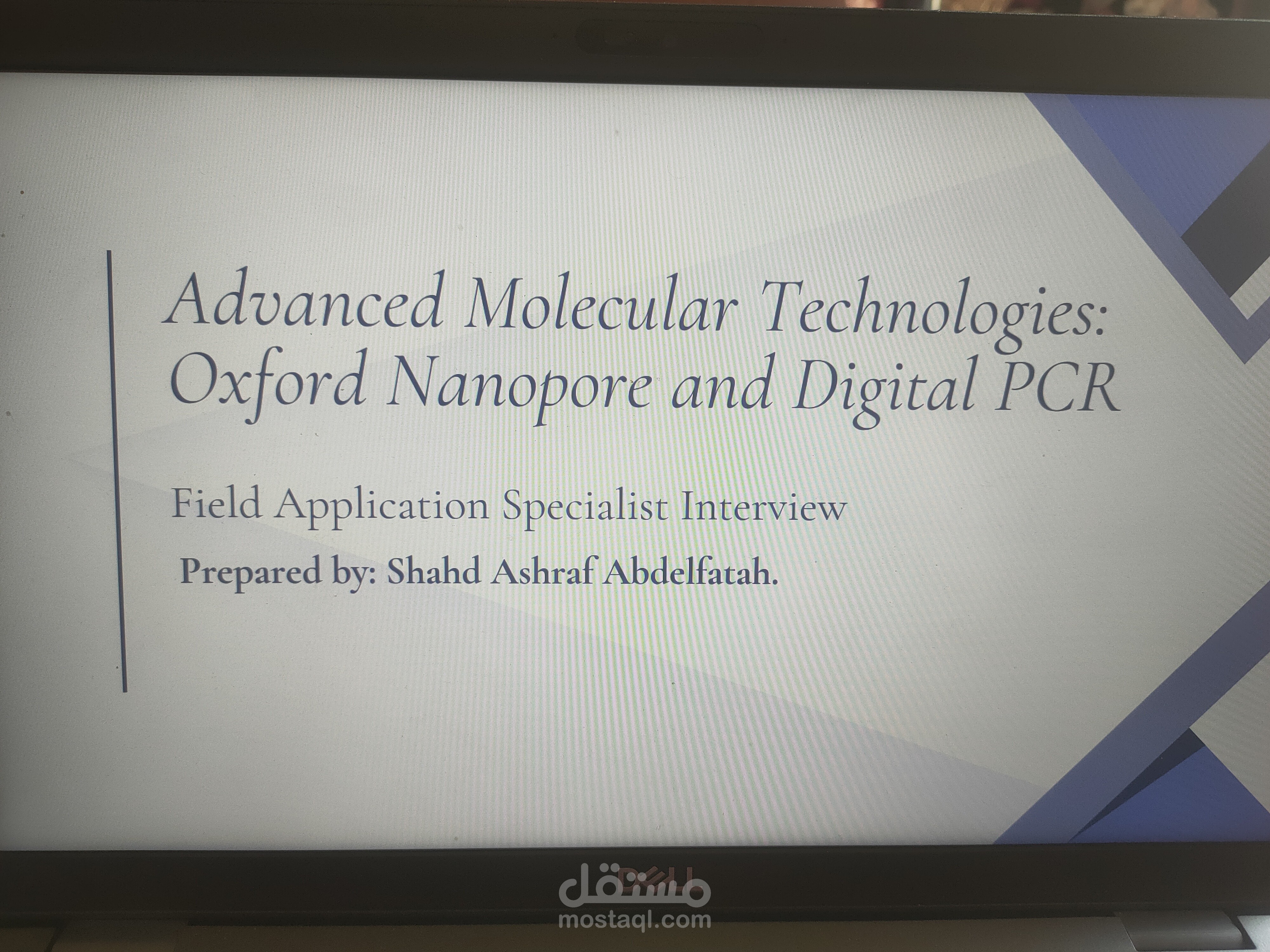 PowerPoint Presentation Sample – Oxford Nanopore & Digital PCR