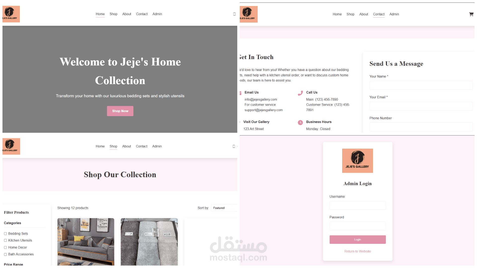 Gallery website