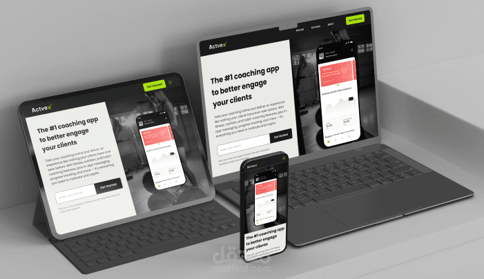 ActiveX – Responsive Fitness & Lifestyle Web App