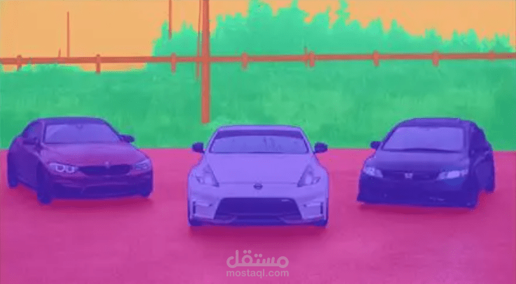 تجزئة دلالية للسيارات باستخدام الذكاء الاصطناعي