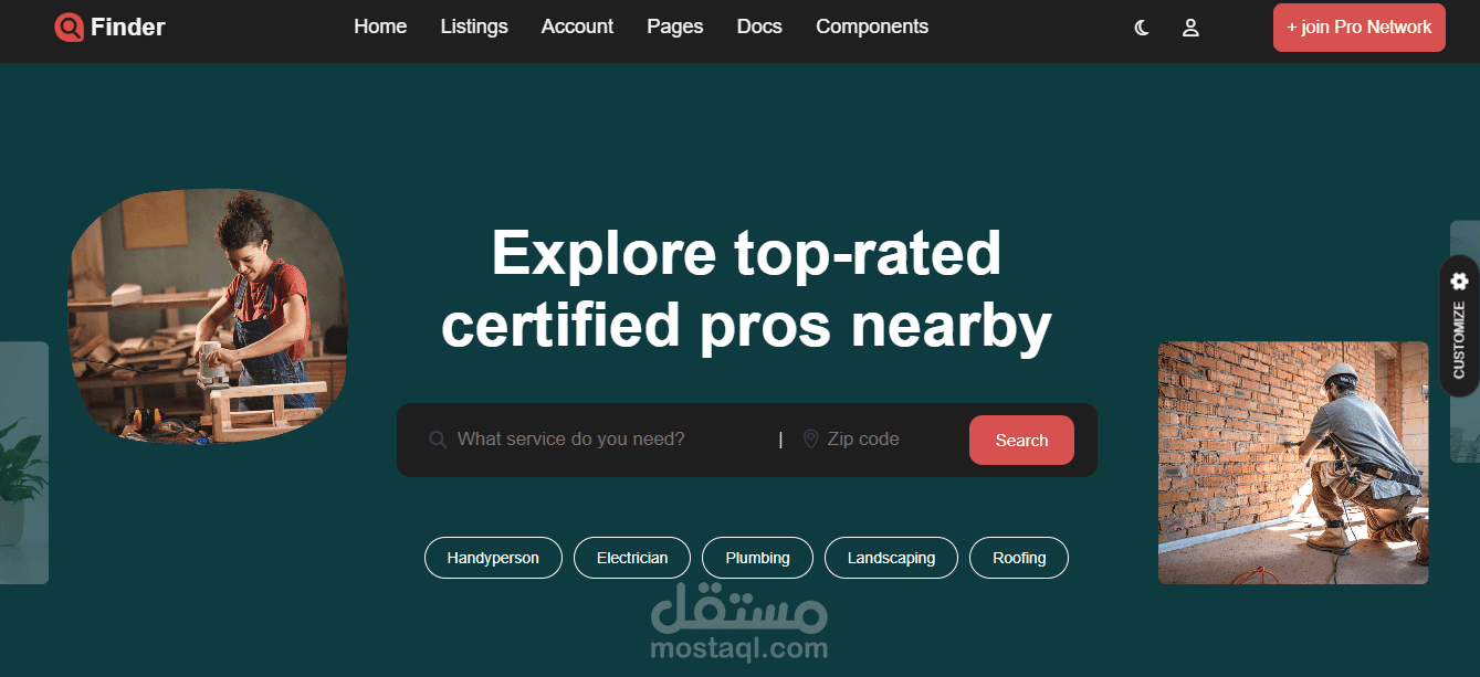 Finder – Interactive Web Application