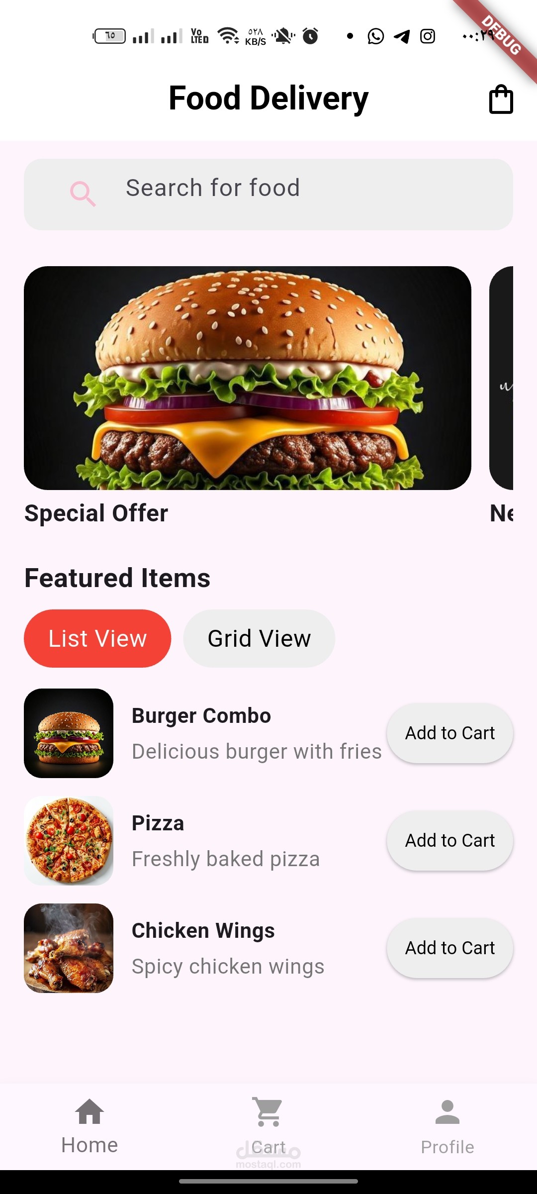 Simple Flutter App