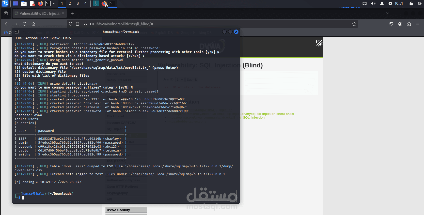Web Application Security Testing – DVWA Vulnerability Lab