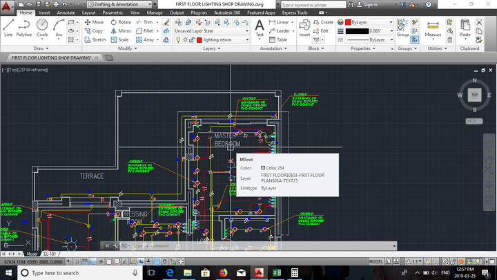 electrical shop drawing