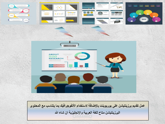 عمل تقديم Presentation محترف على PPT