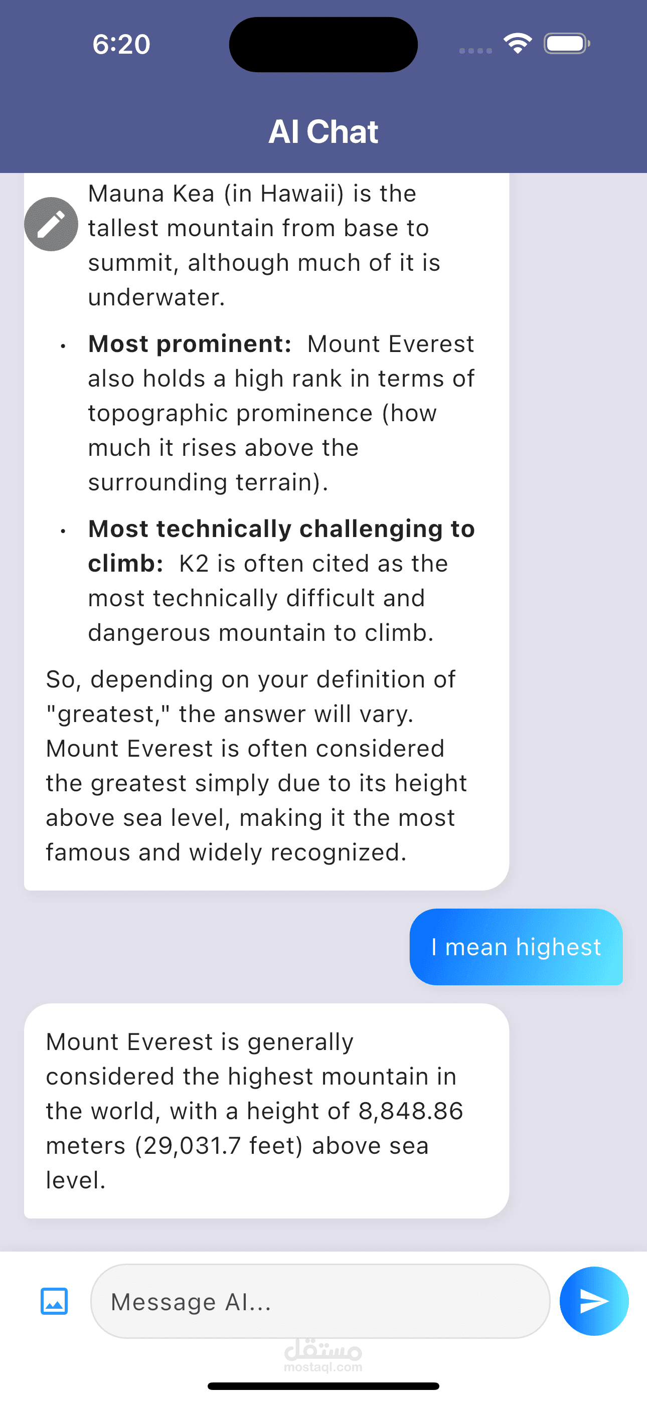 Flutter Ai ChatBot
