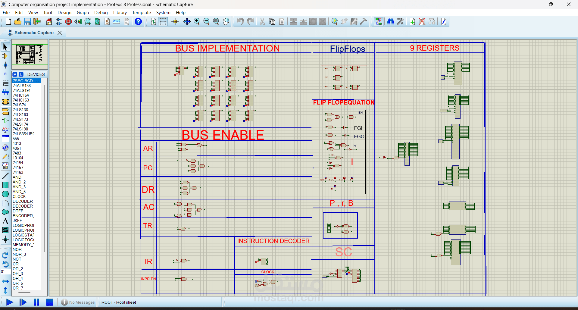 Computer organisation project implementation