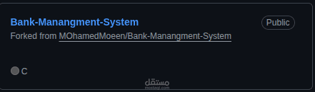 https://github.com/oadel1814/Bank-Manangment-System