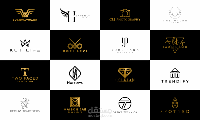 تصميم شعار احترافي لعلامة تجارية (Logo Design)