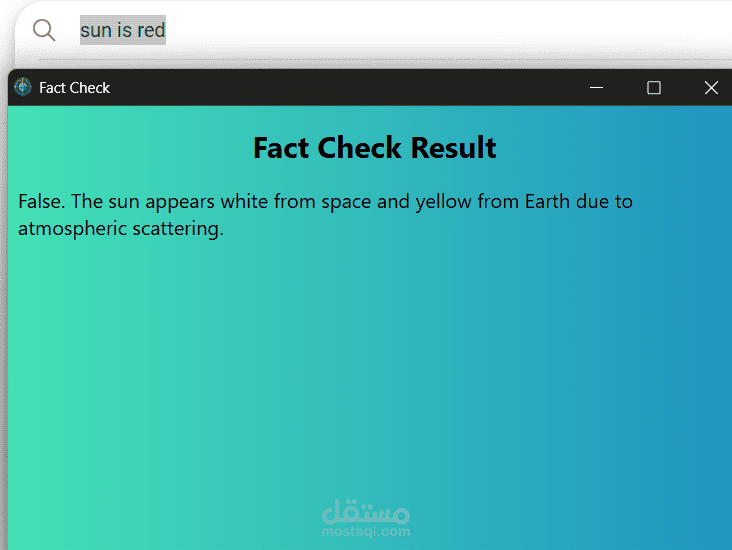 fact checking browser extension