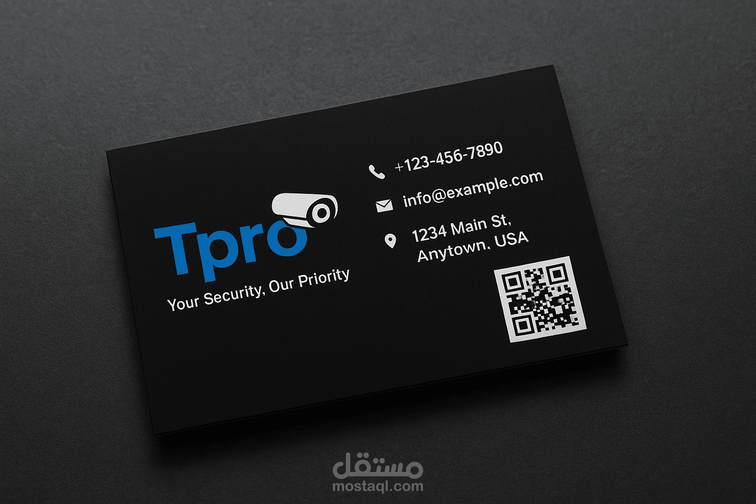 كارت تعريفي و لوجو لشركه TPRO technology