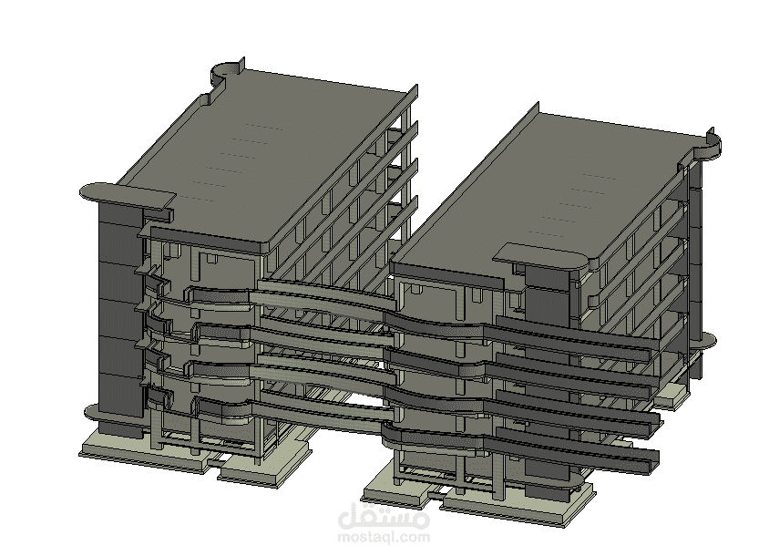 Sample of school buildings project consists of 8 buildings
