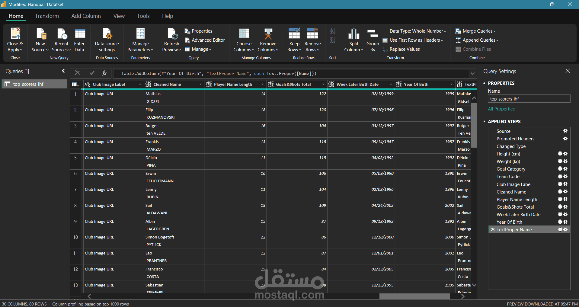 Data Cleaning