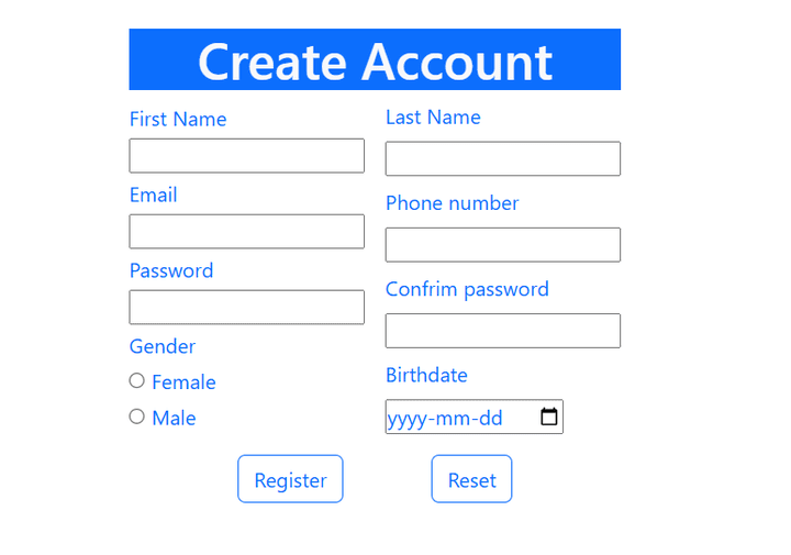 تصميم صفحة login ومتجاوبة (HTML + CSS + Bootstrap + JavaScript)