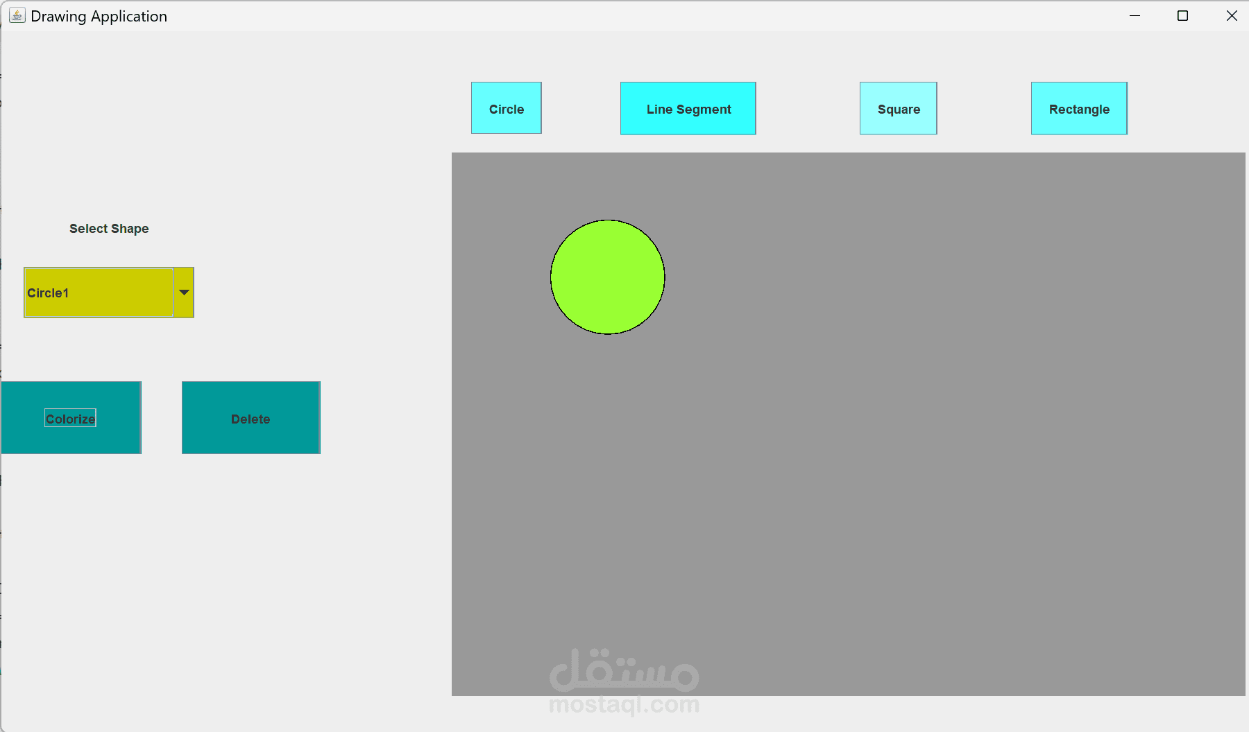 Mini Paint – Java Swing Desktop Drawing Application