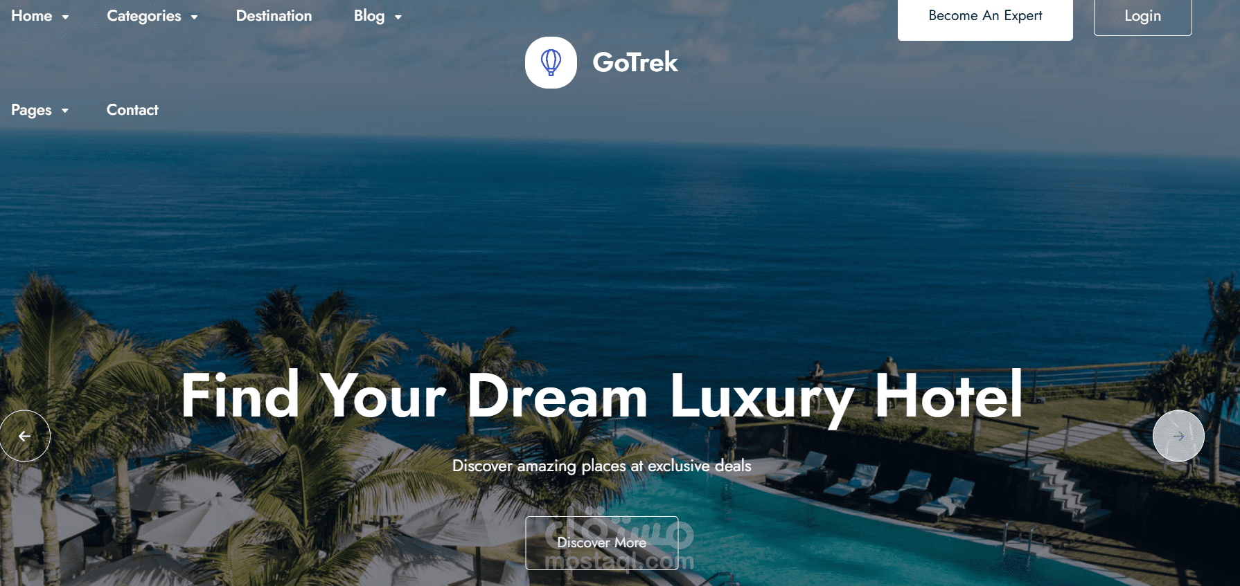 GoTrek – Luxury Hotel & Travel Booking