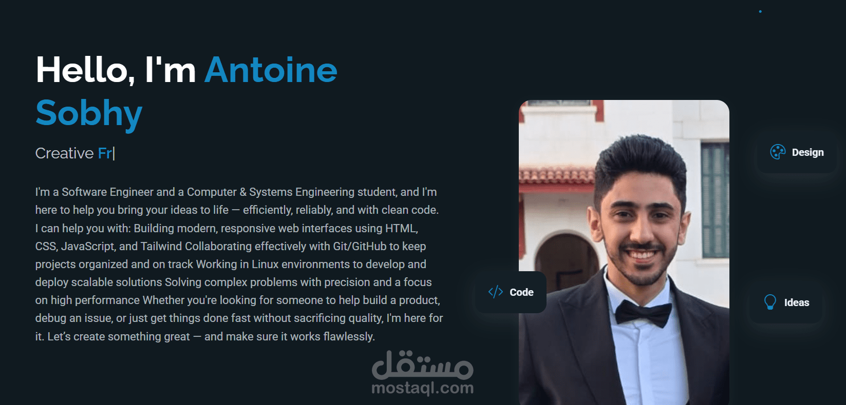 Responsive Web Page Development Project