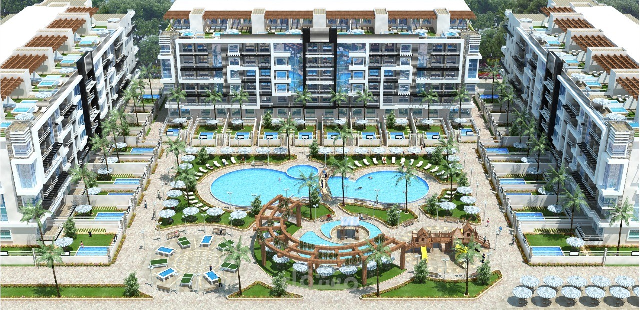 عمارة خرسانية بكومباوند ايزولا شيراتون