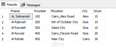 قاعدة بيانات الشركة–الموظفين (SQL Queries & Operations)