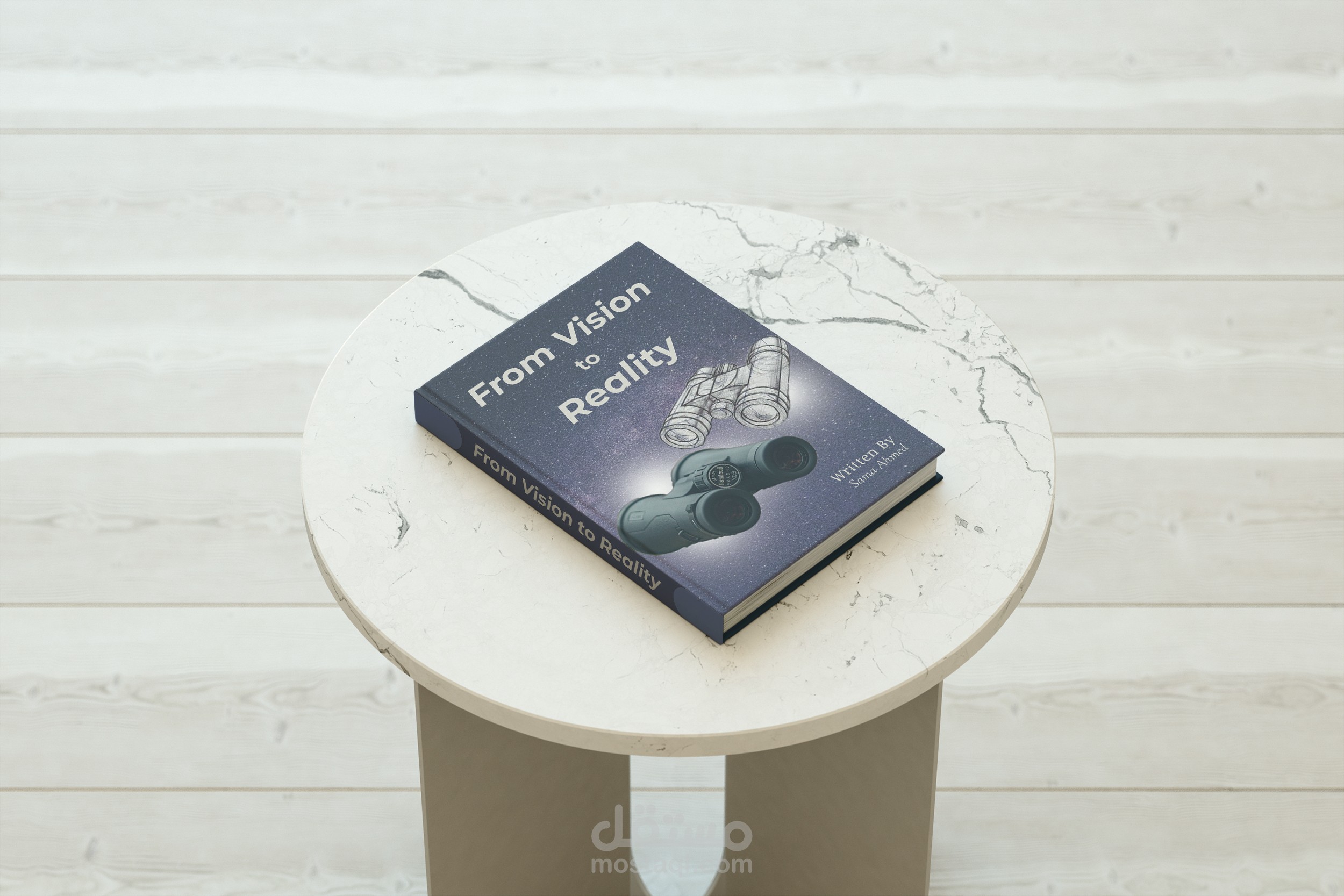 تصميم غلاف كتاب احترافي – From Vision to Reality