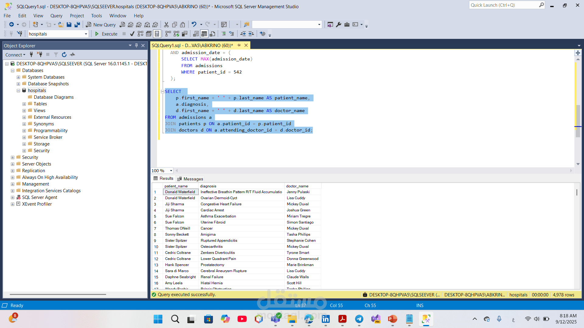 SQL Database Queries