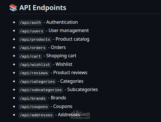 Full E-commerce API using Node.js, Express.js, MongoDB, and Mongoose