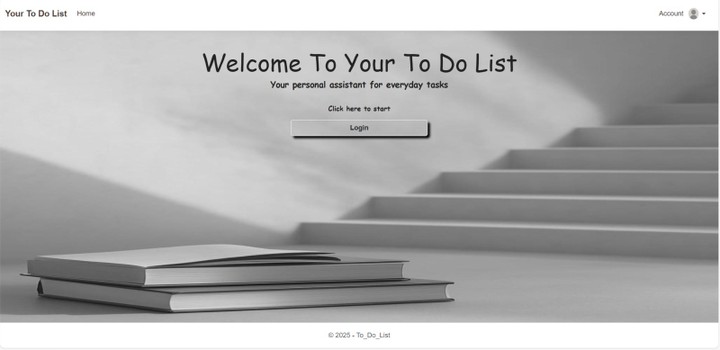 .To-Do List Full Stack Website with 10 pages