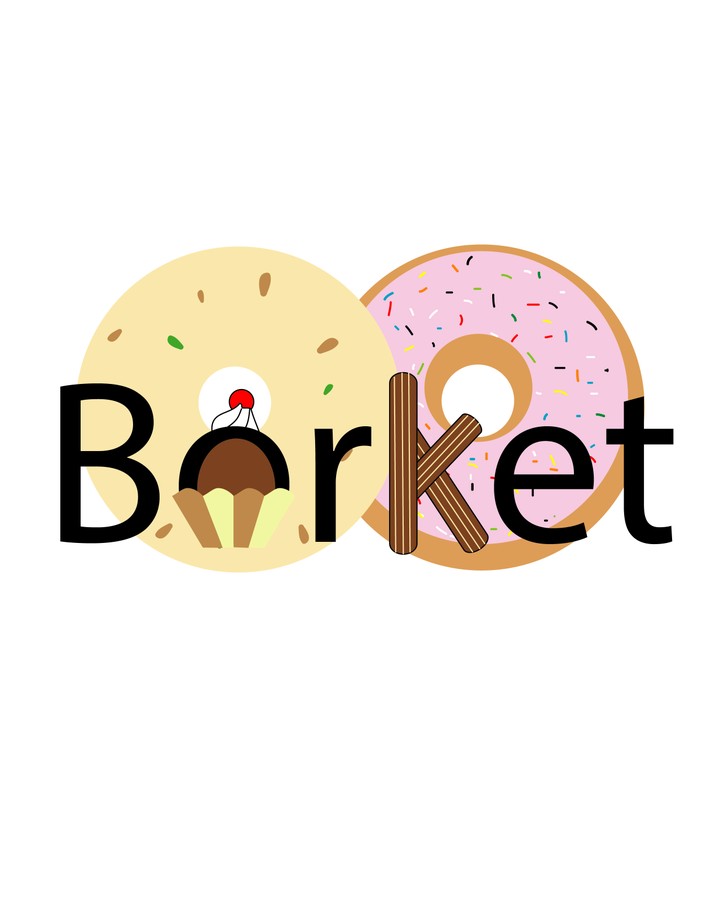 شعار لمحل حلوياتBorket