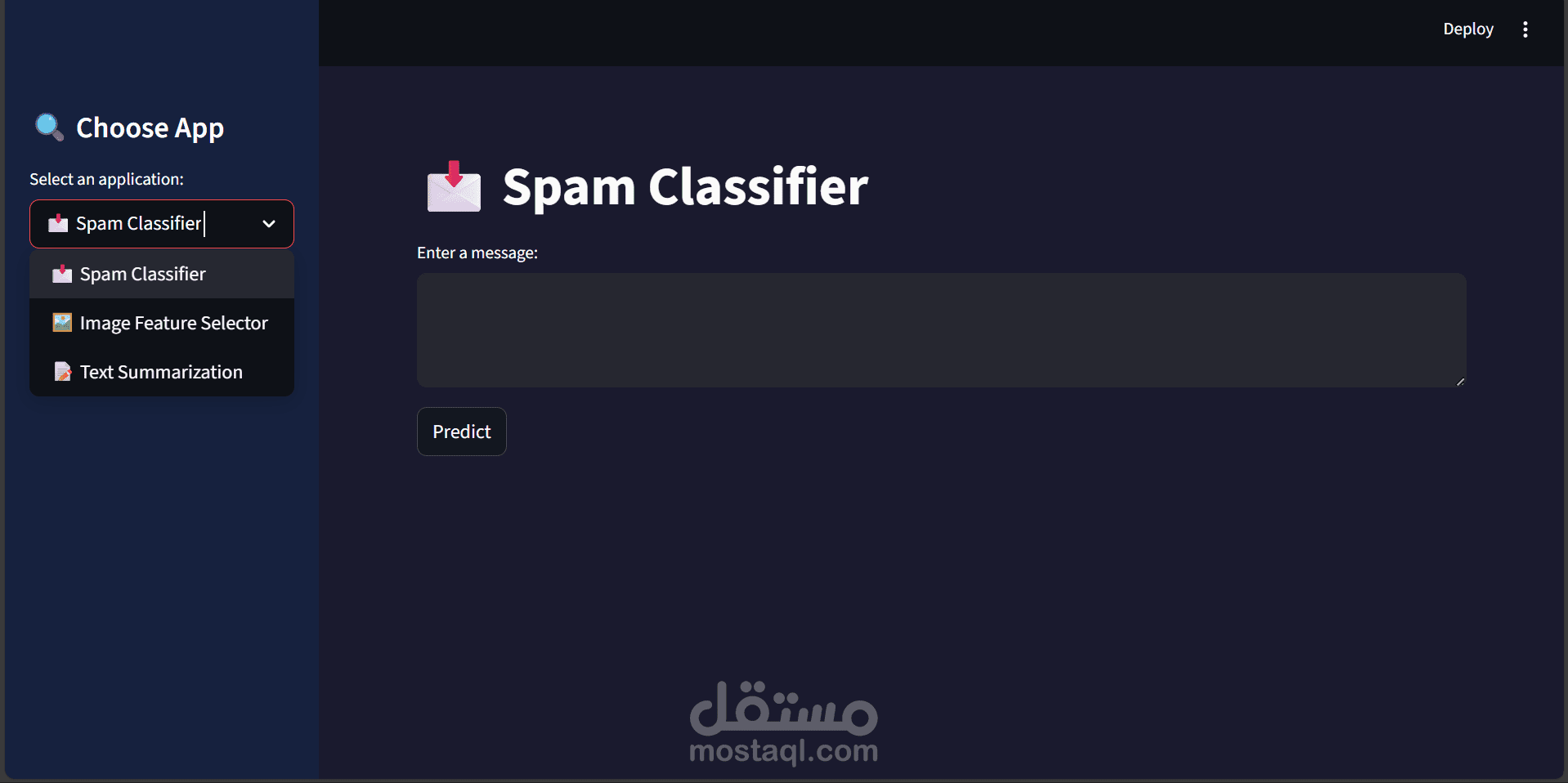 Streamlit  Multi app