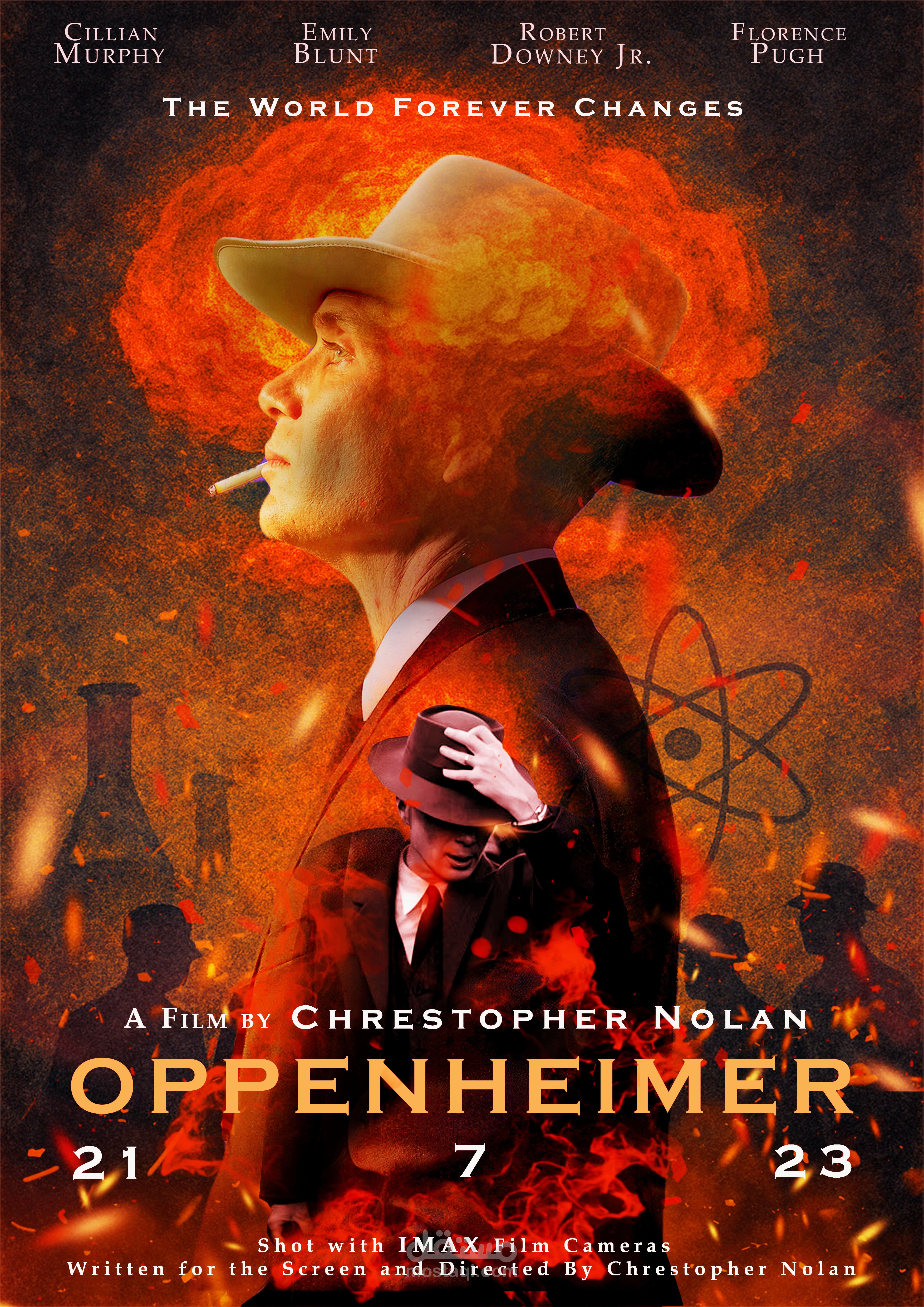 Fan Art Oppenheimer Film Poster