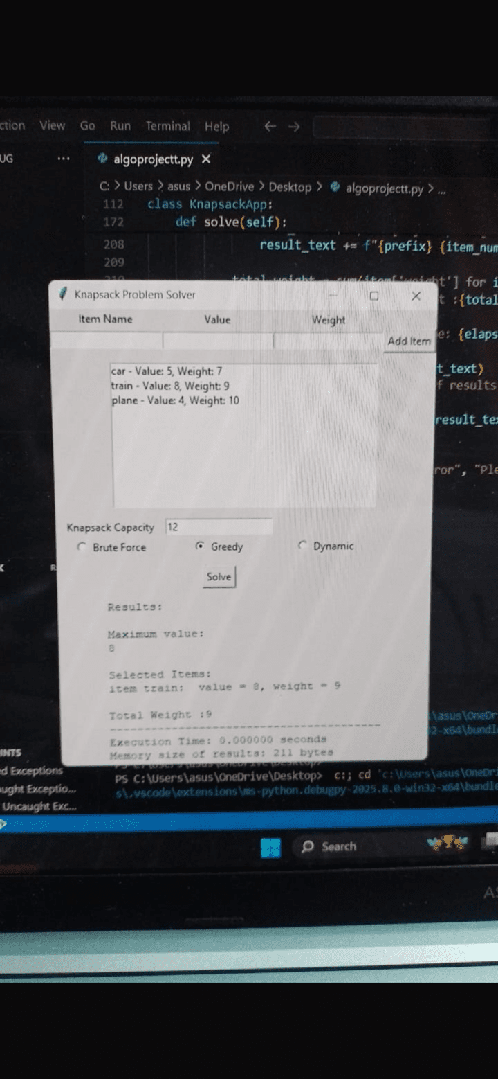 Algorithm project