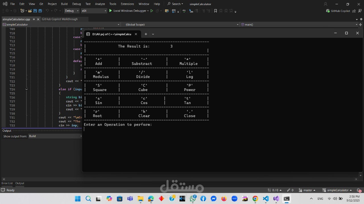 scientific calculator and programmer calculator
