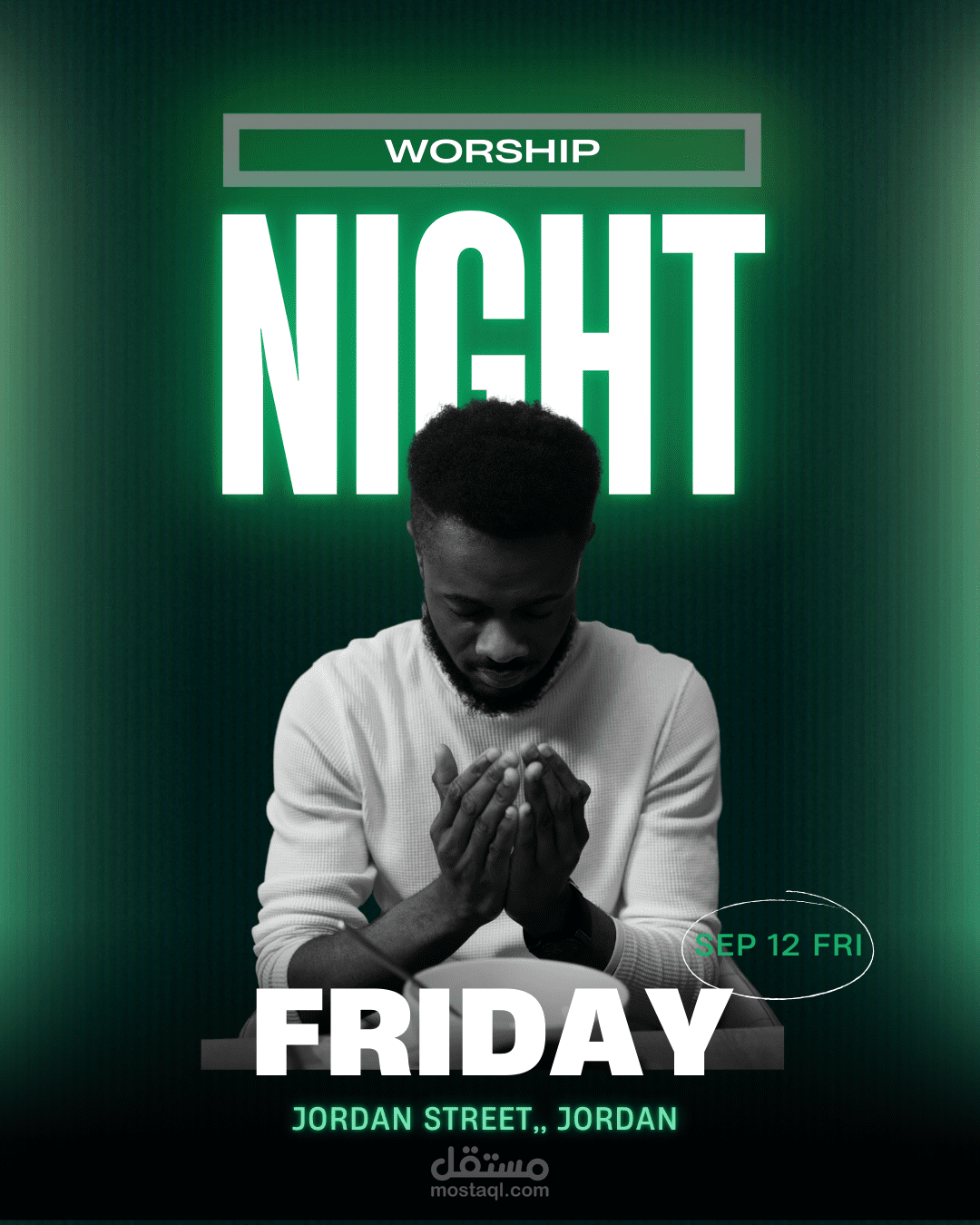 إعلان ليلة العبادة – Worship Night