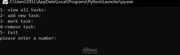 simple to do list usingpython
