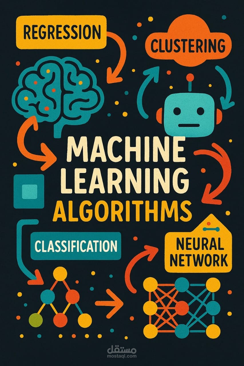 بناء نماذج ذكاء اصطناعي لتصنيف وتحليل البيانات باستخدام خوارزميات التعلم الآله[Machine Learning Algorithms]