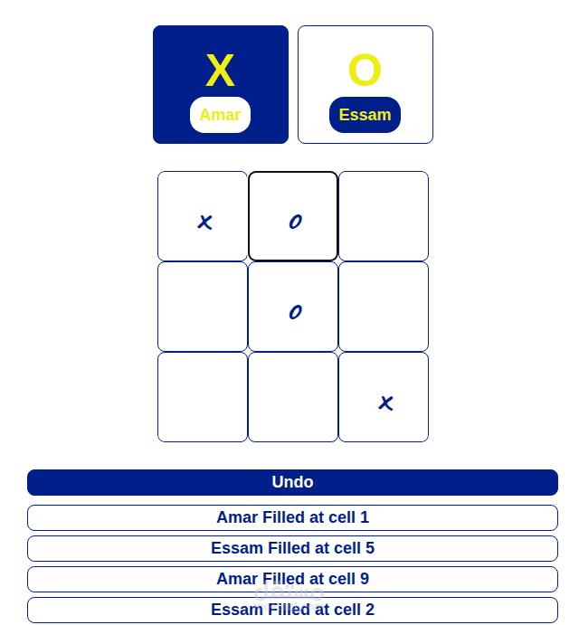 Tic Tac Toe Game