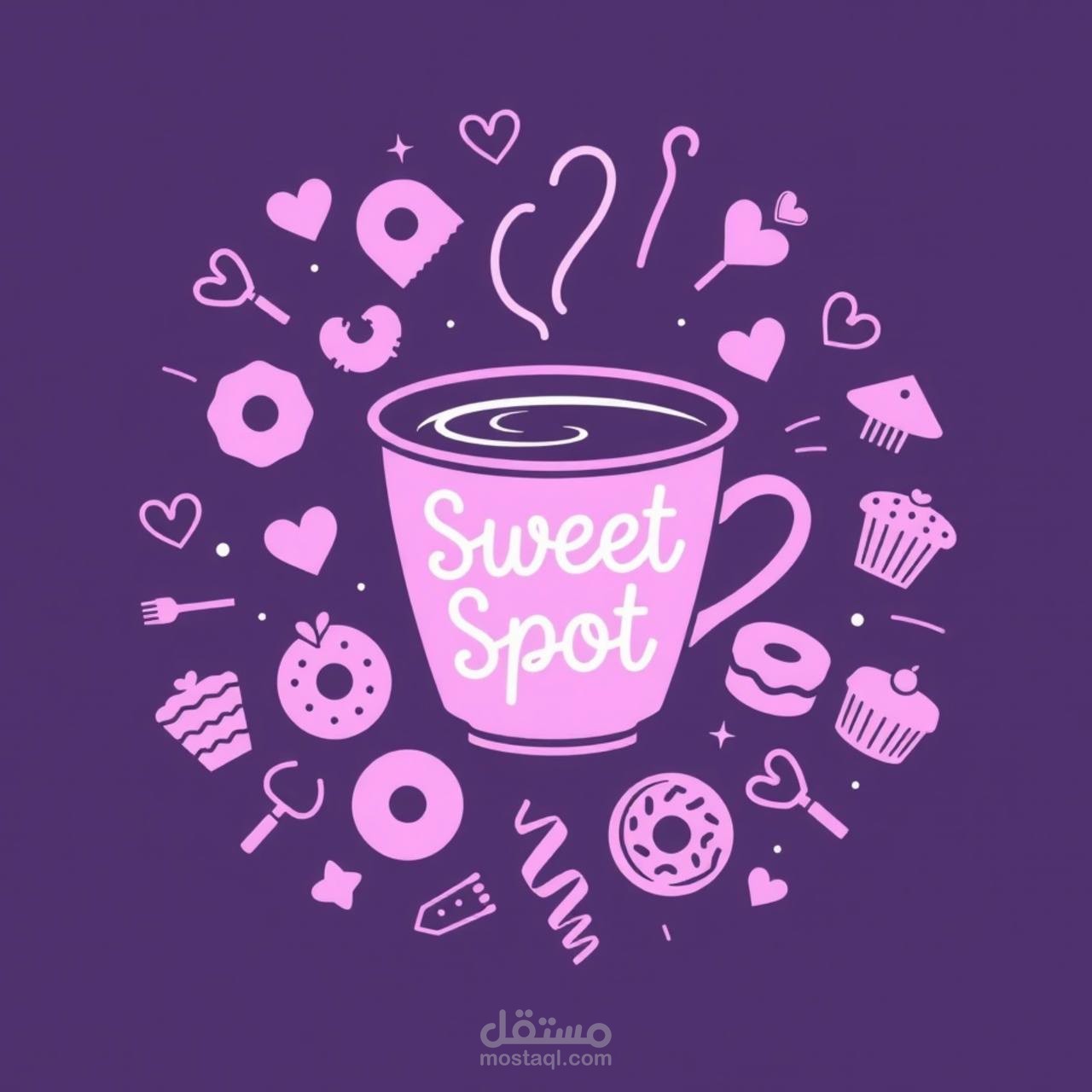 Creative sweet spot bakery logo design