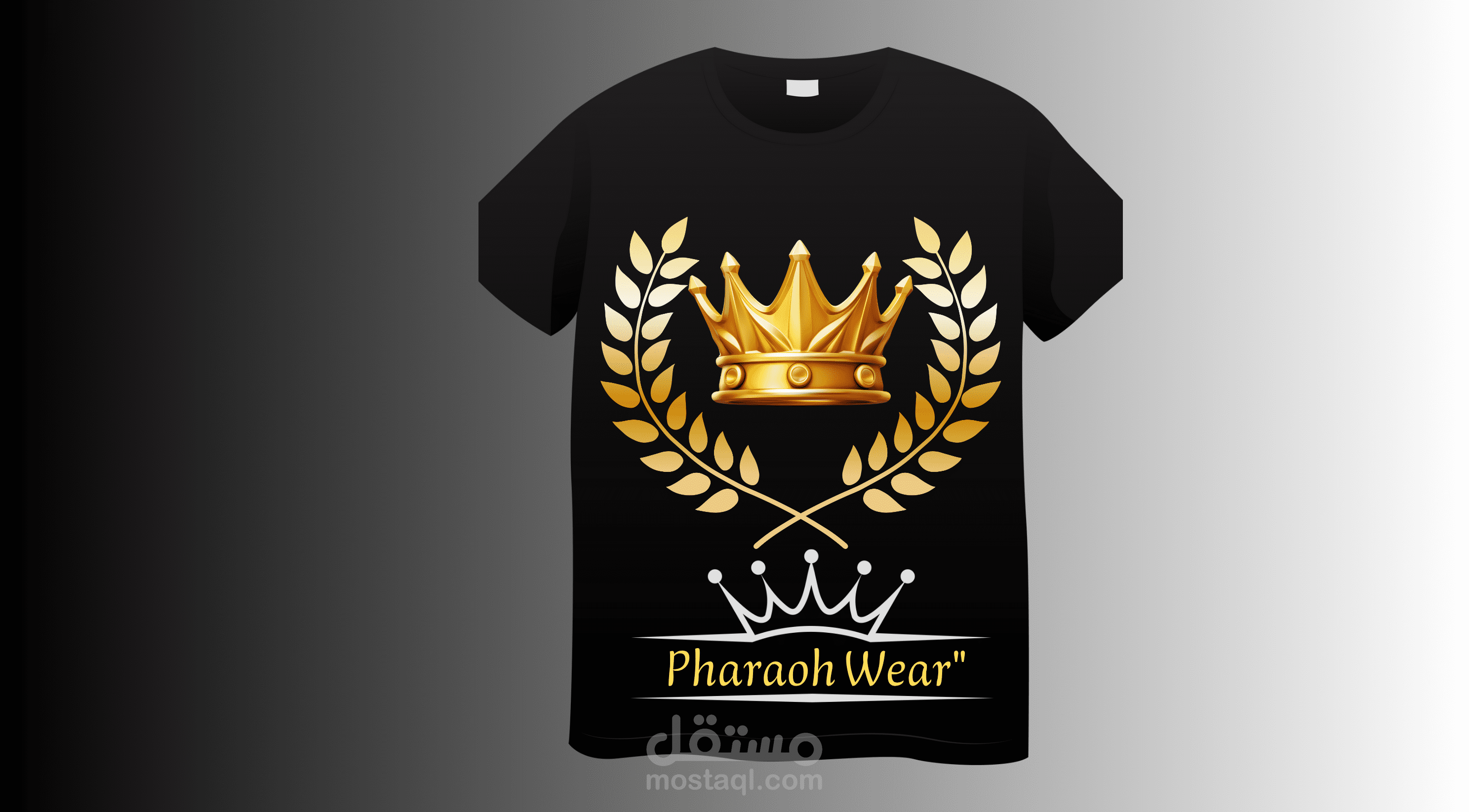 Creative logo with t-shirt template