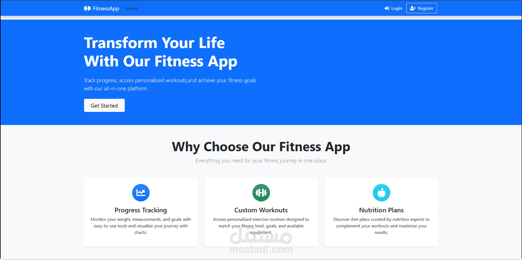 FitnessTracker – Scalable ASP.NET Core MVC Fitness Application