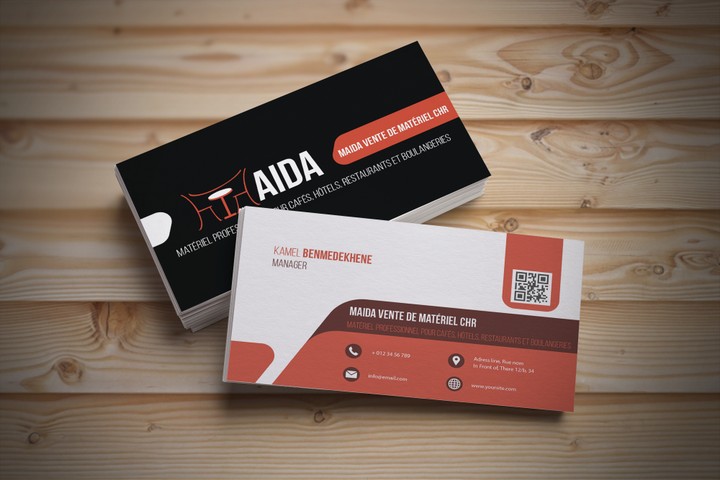 logo and business card