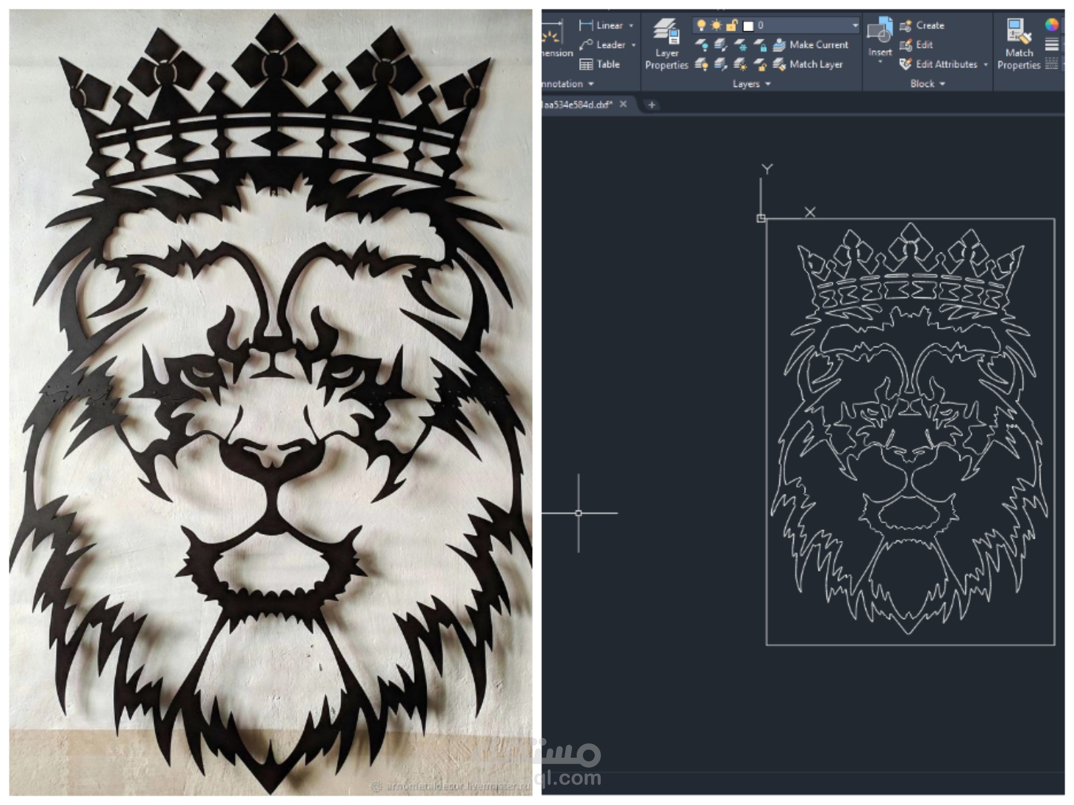 تحويل صورة الى vector باستخدام برنامج illistrator بصيغة dxf  او DWG