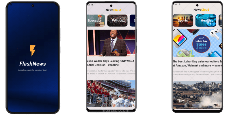 Mobile News App – Real-time API Integration