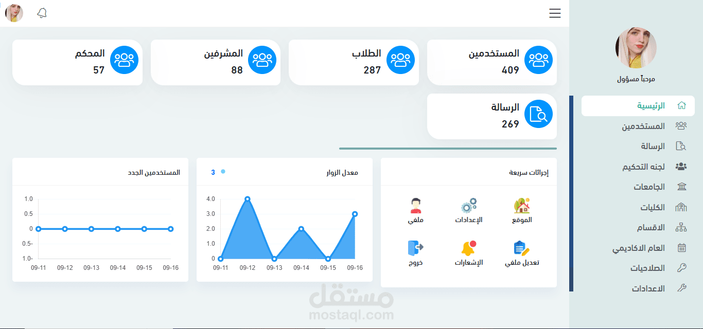 نظام إدارة الدراسات العليا (Graduate Studies Management System)