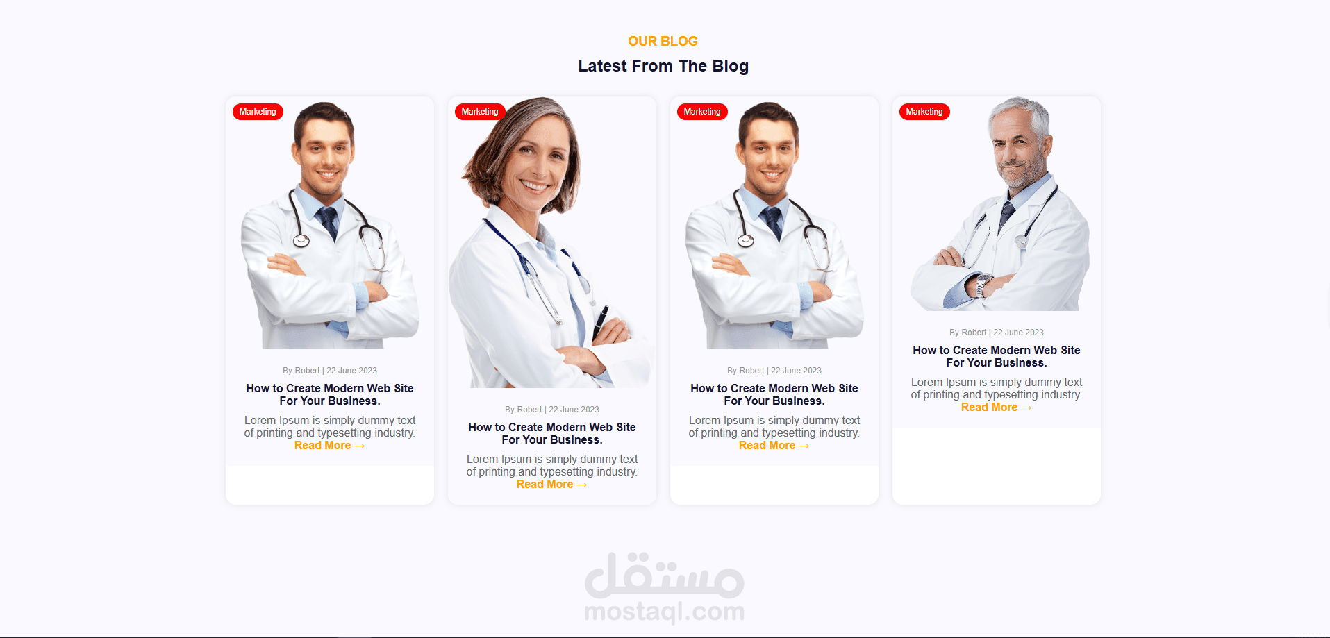 Blog Section