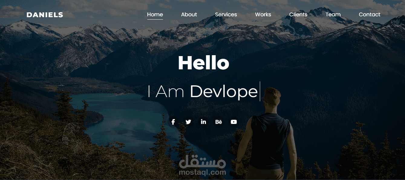 عمل موقع أحترافي بأستخدام (tailwind , js , html5 , css3 , bootstrap 5)