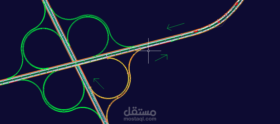 تصميم طريق صحراوي