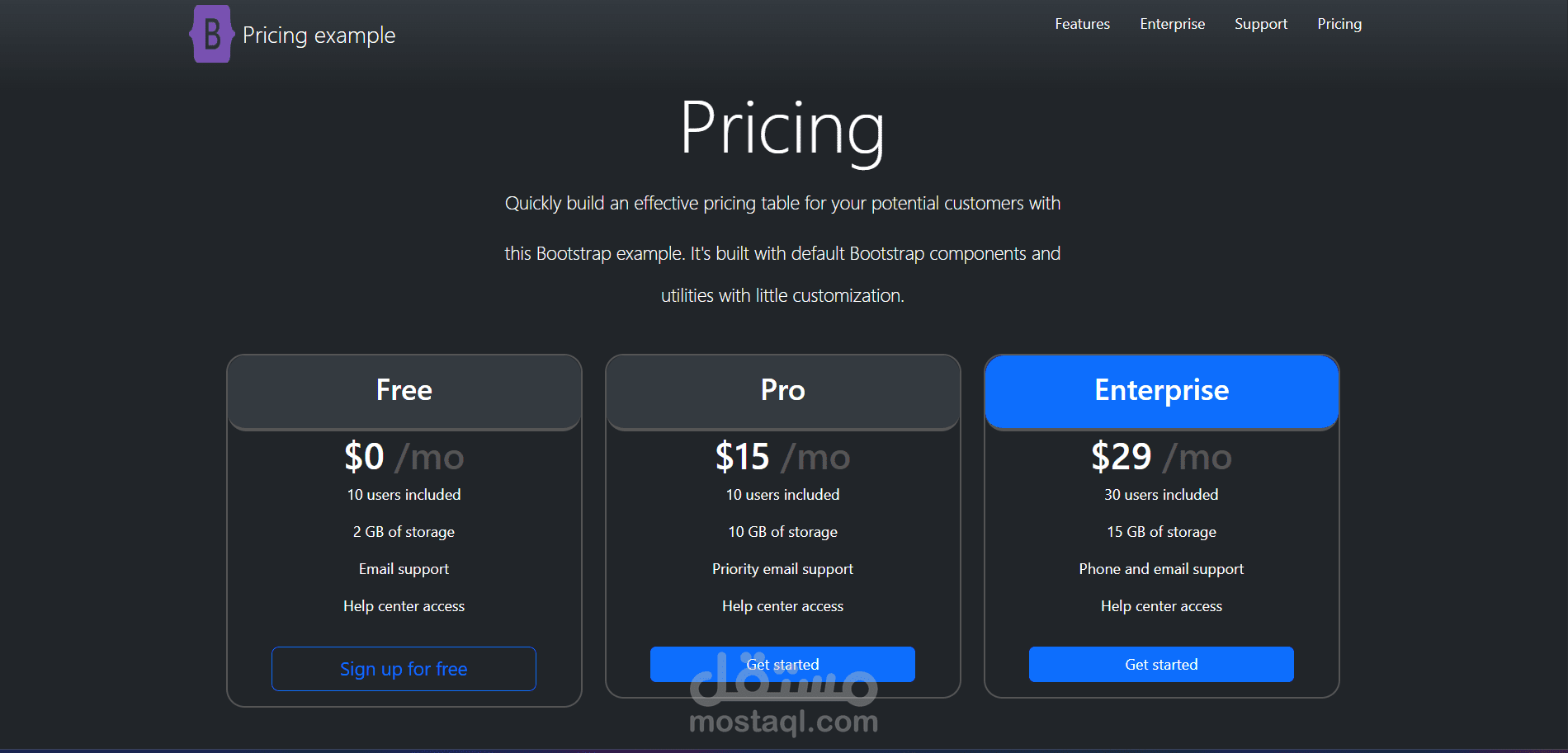 Pricing