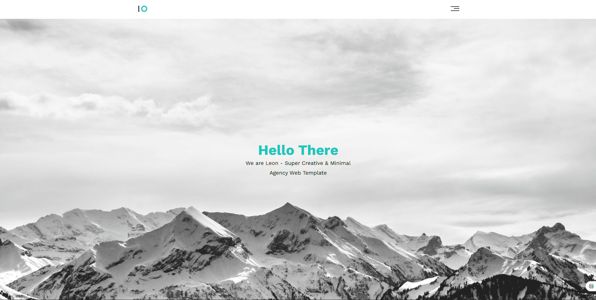 قالب موقع – Template One (HTML/CSS)