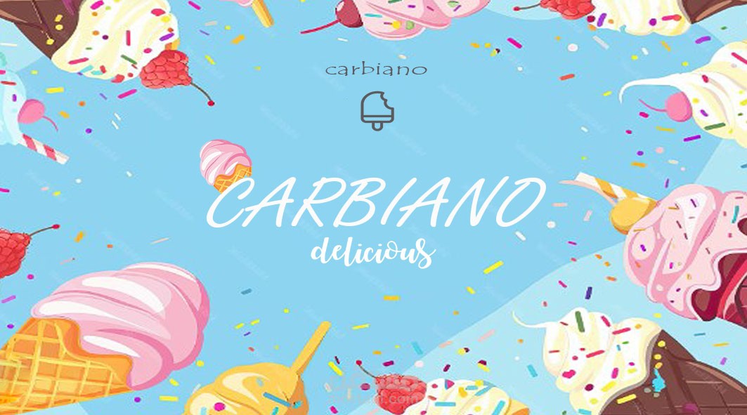 Menu and business card for a fake brand